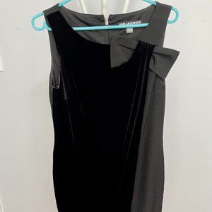 Karl Lagerfeld - Dress - Size 8 - Black velure  - EUC